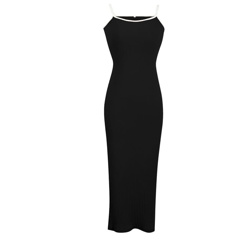 Black color Women's Maxi Dress LOUIE