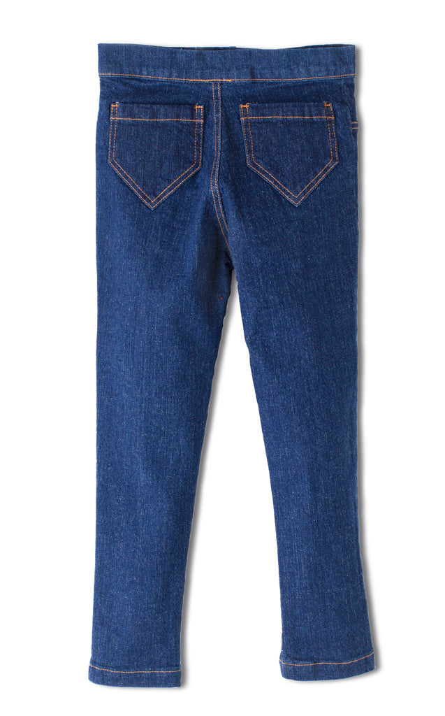 LOUIE Girl's Denim Front Slit Jeans