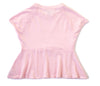 LOUIE-Girl's “Cradle Pink” Peplum Top